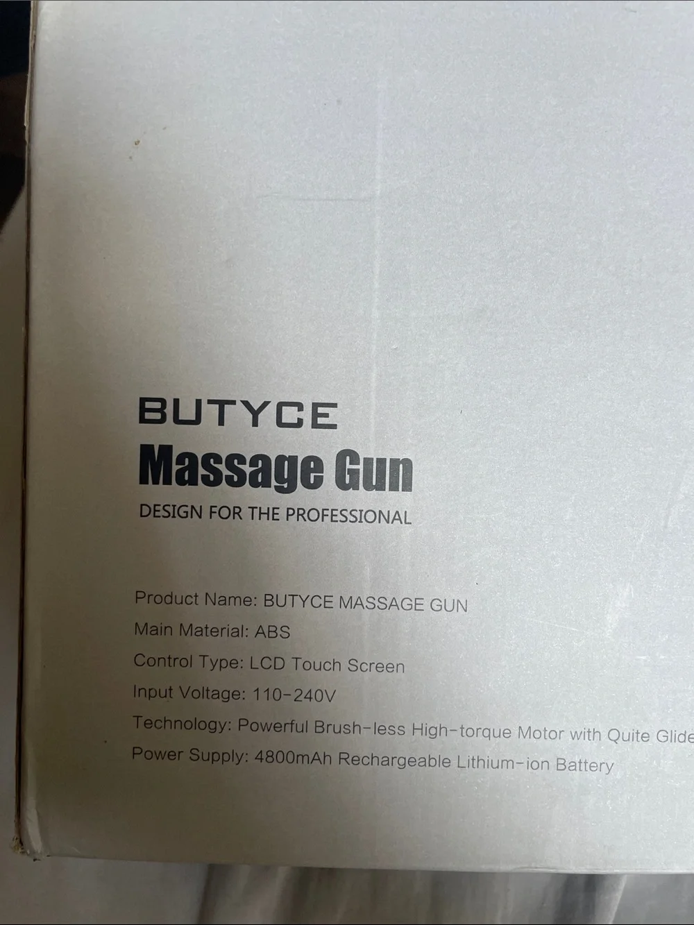 Butter Black Massage Gun – Percussion Muscle Massager